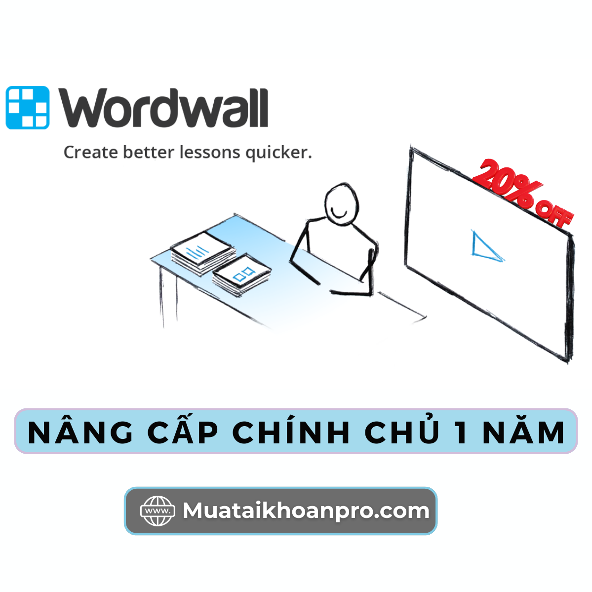 Nâng cấp Wordwall Bản Quyền Giá Rẻ