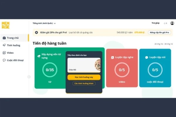 Memrise Pro nâng cấp chính chủ 1 năm giá rẻ - Hình ảnh 2