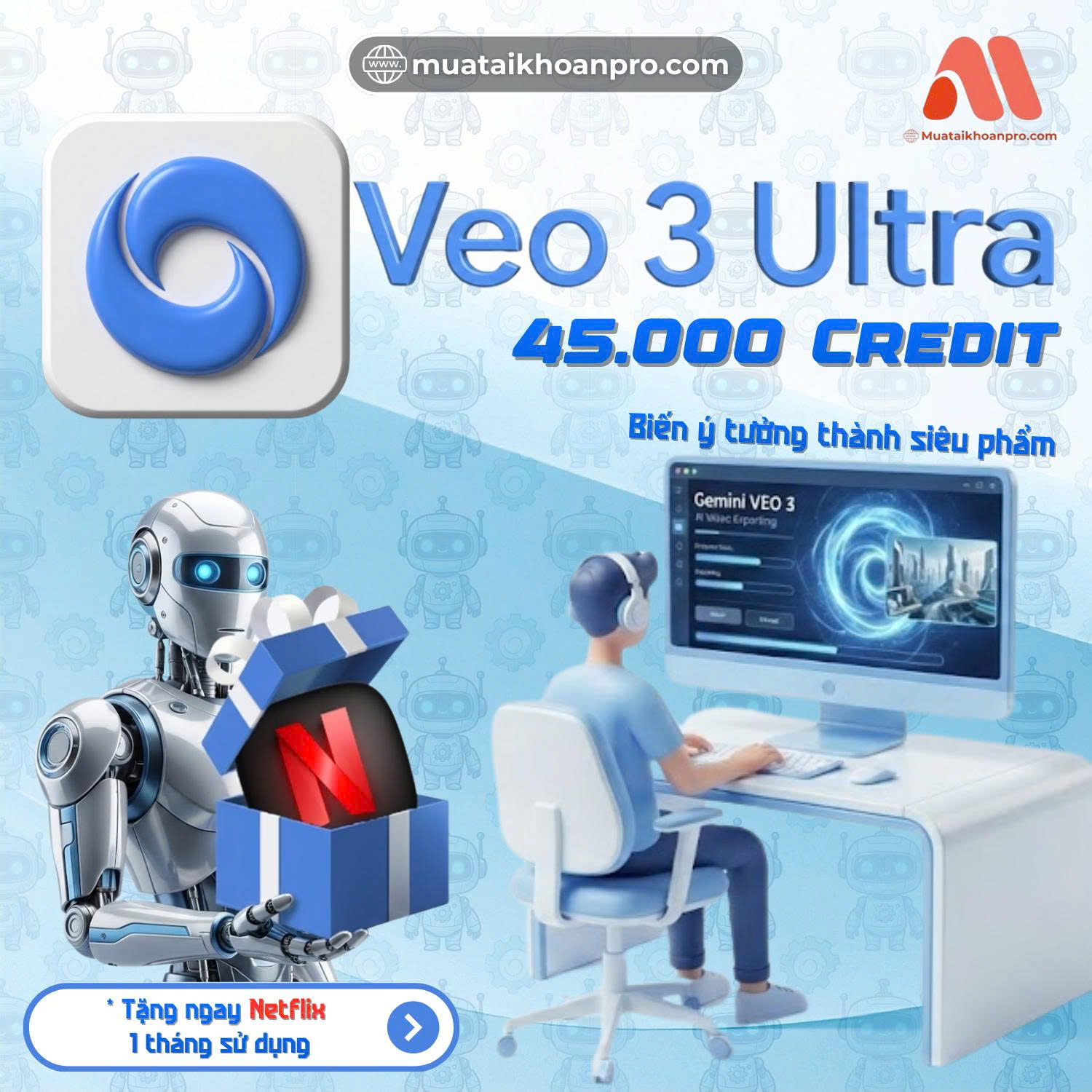 Tài khoản Veo3 Google Ultra Giá Rẻ Chỉ Từ 199K